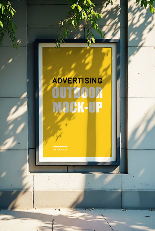 Advertising Poster Mockup