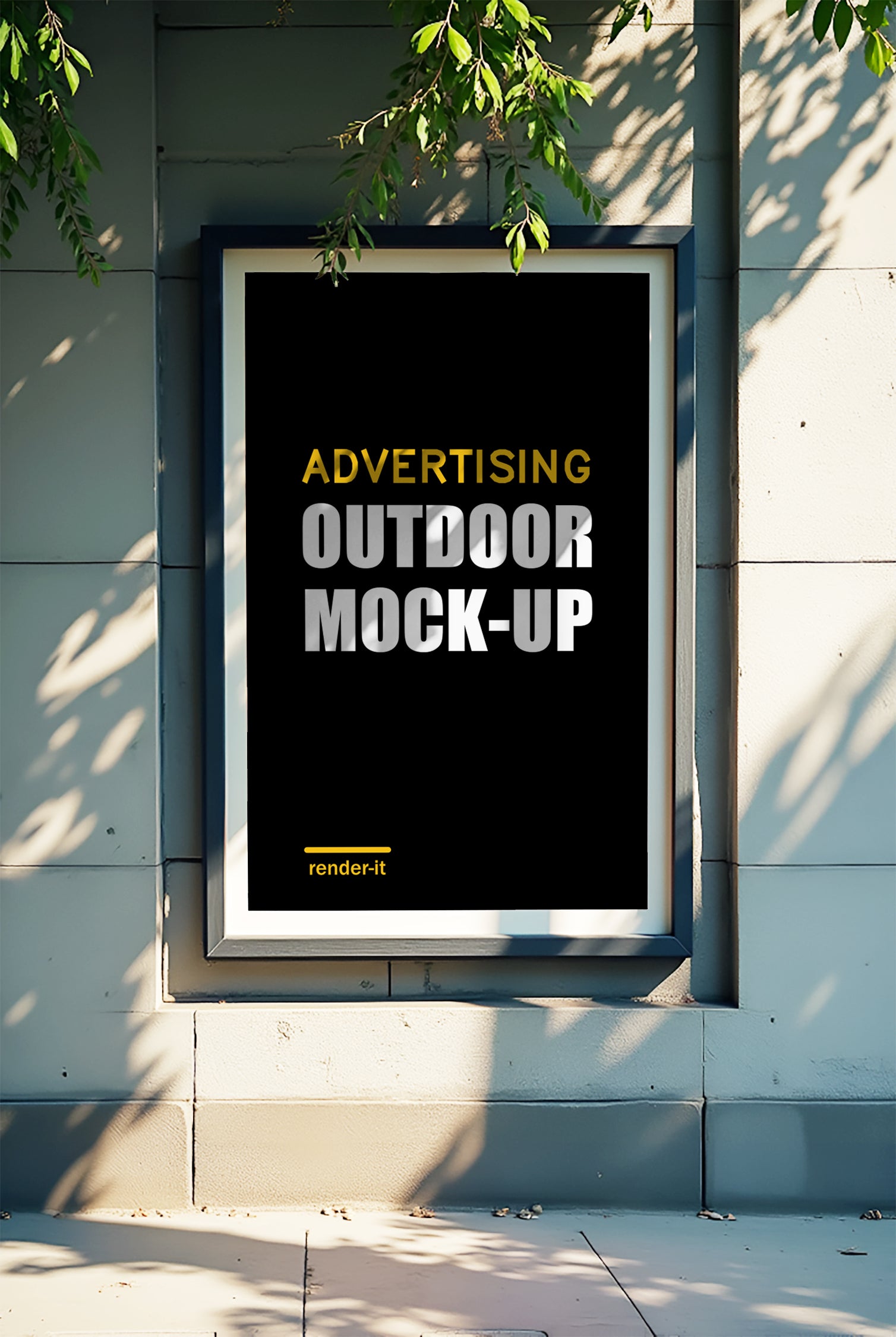 Advertising Poster Mockup
