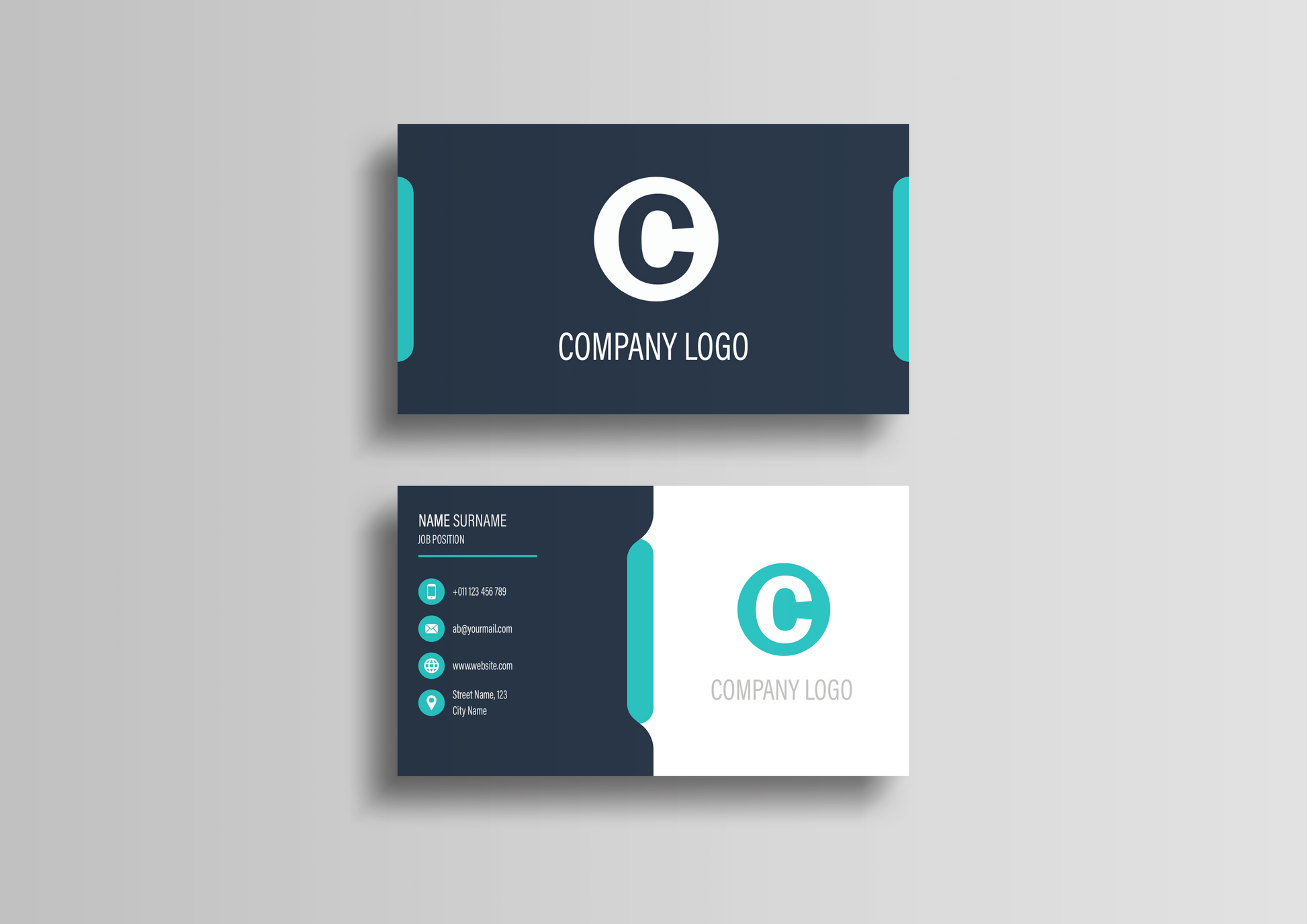 Modern Business Card Template + Mockup