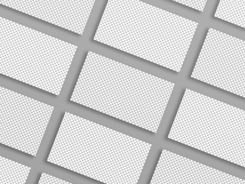 Business Card Grid Mockup