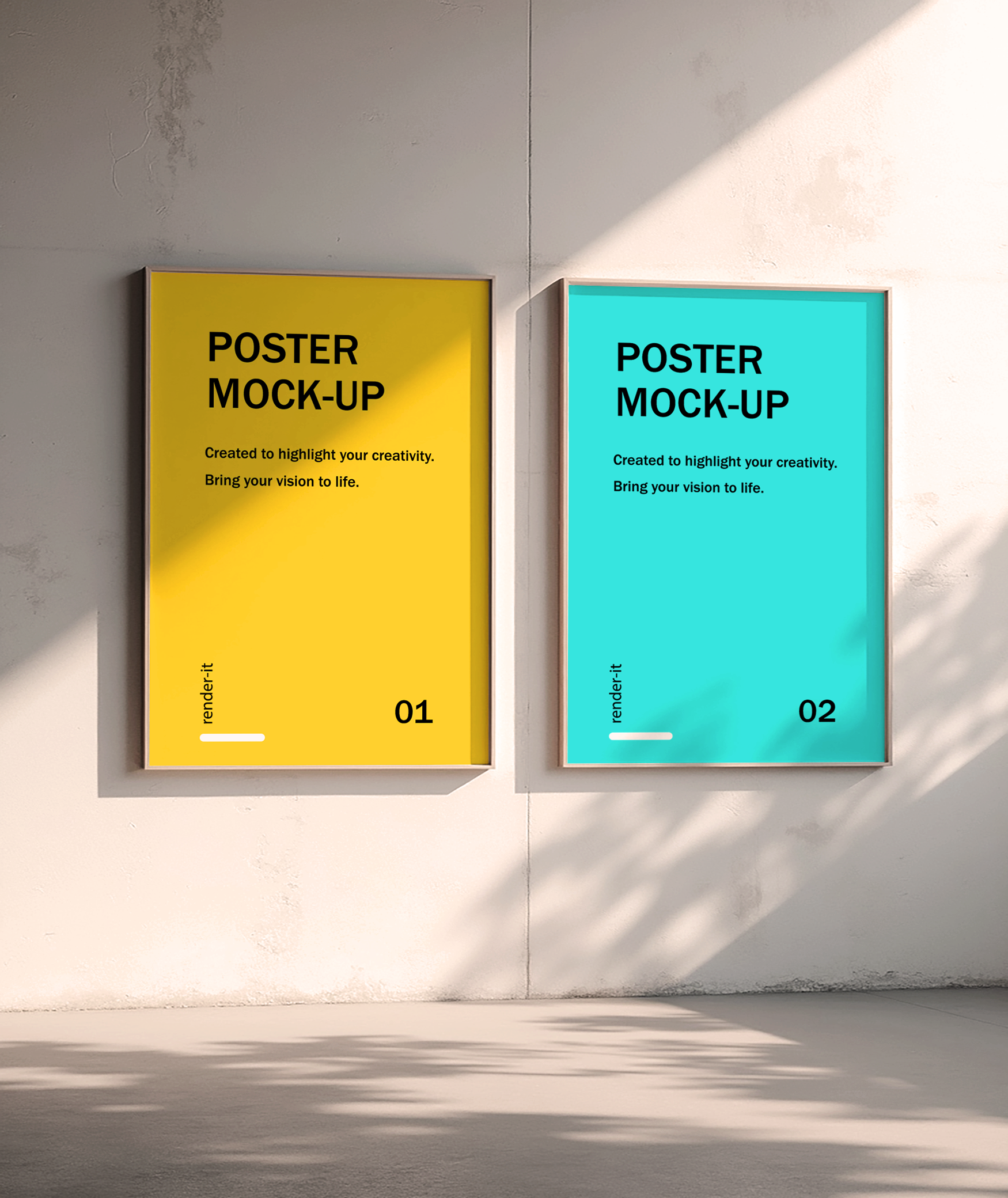 Framed Poster Mockup
