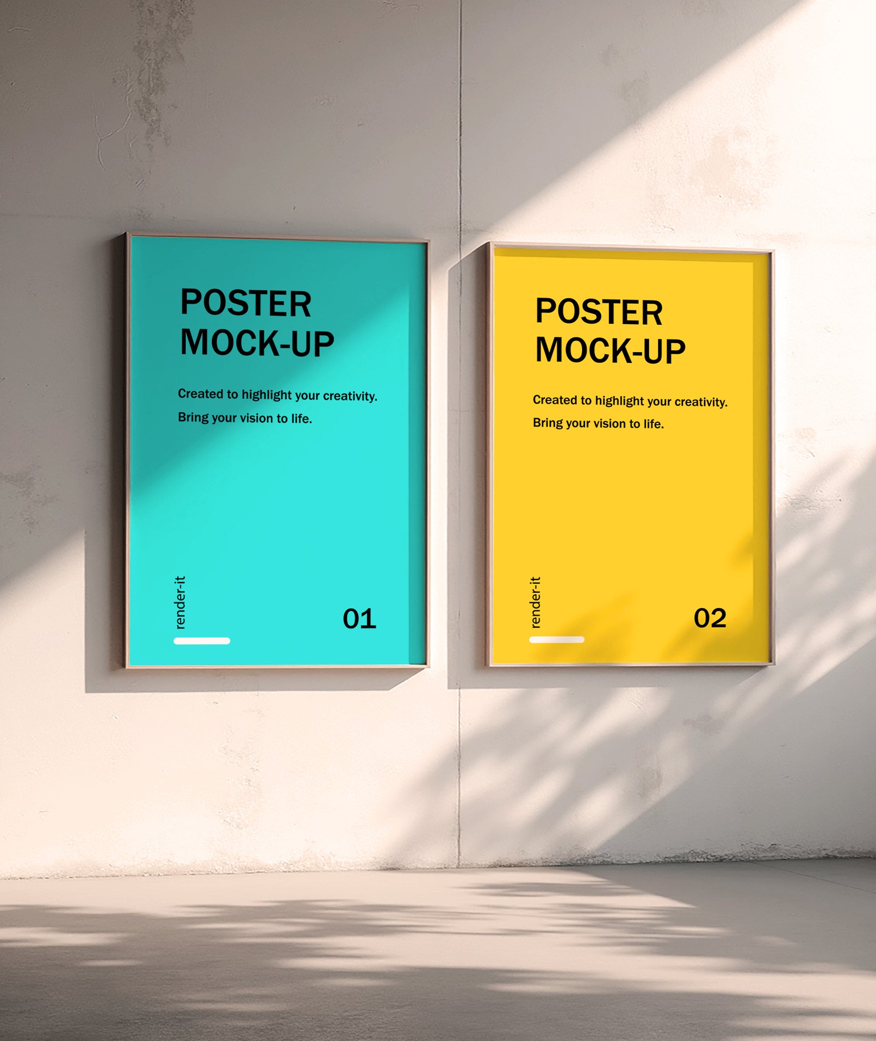 Framed Poster Mockup