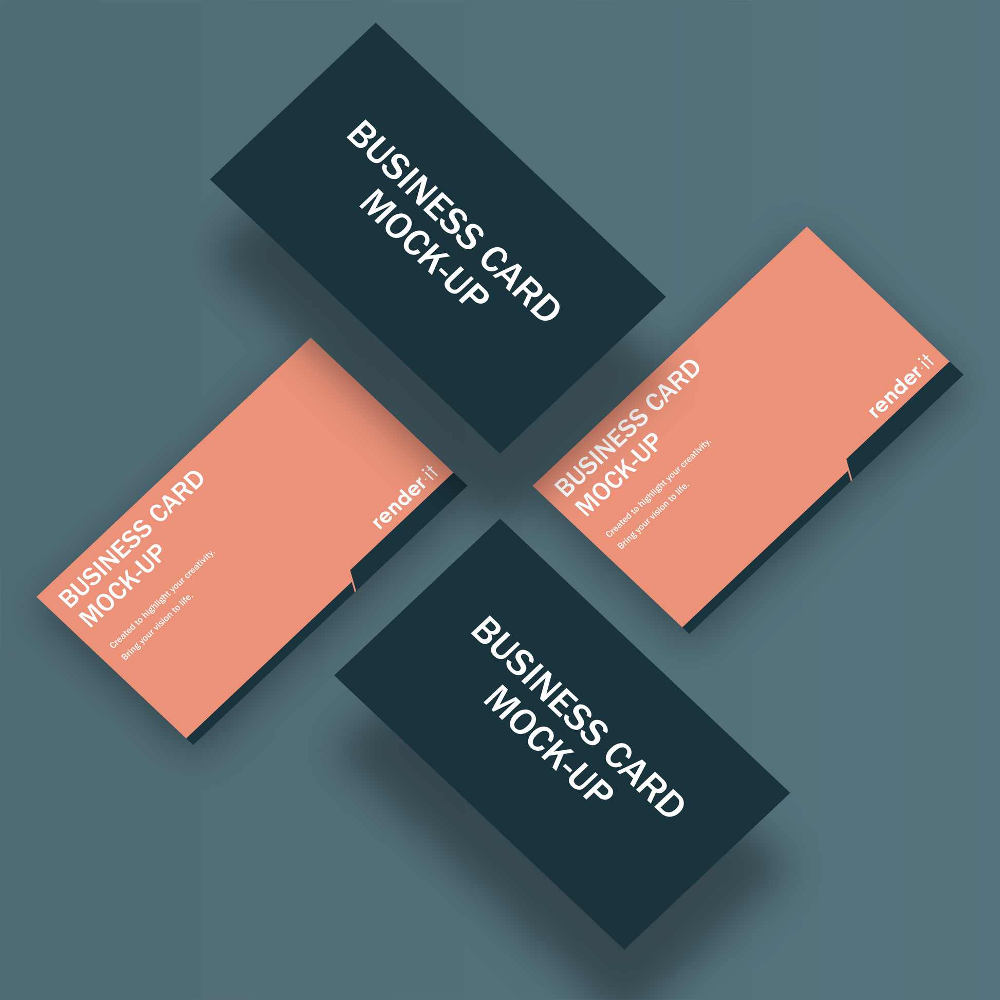 Premium Business Card Mockup