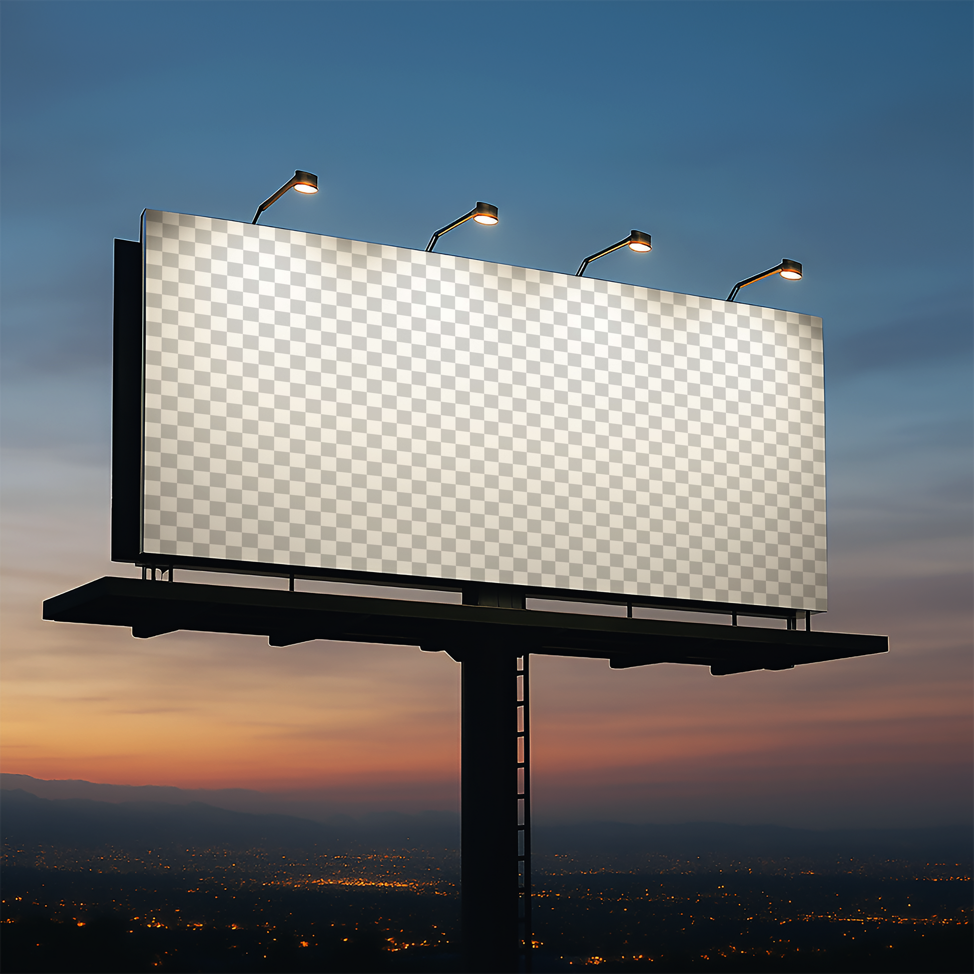 Sunset City Billboard Mockup
