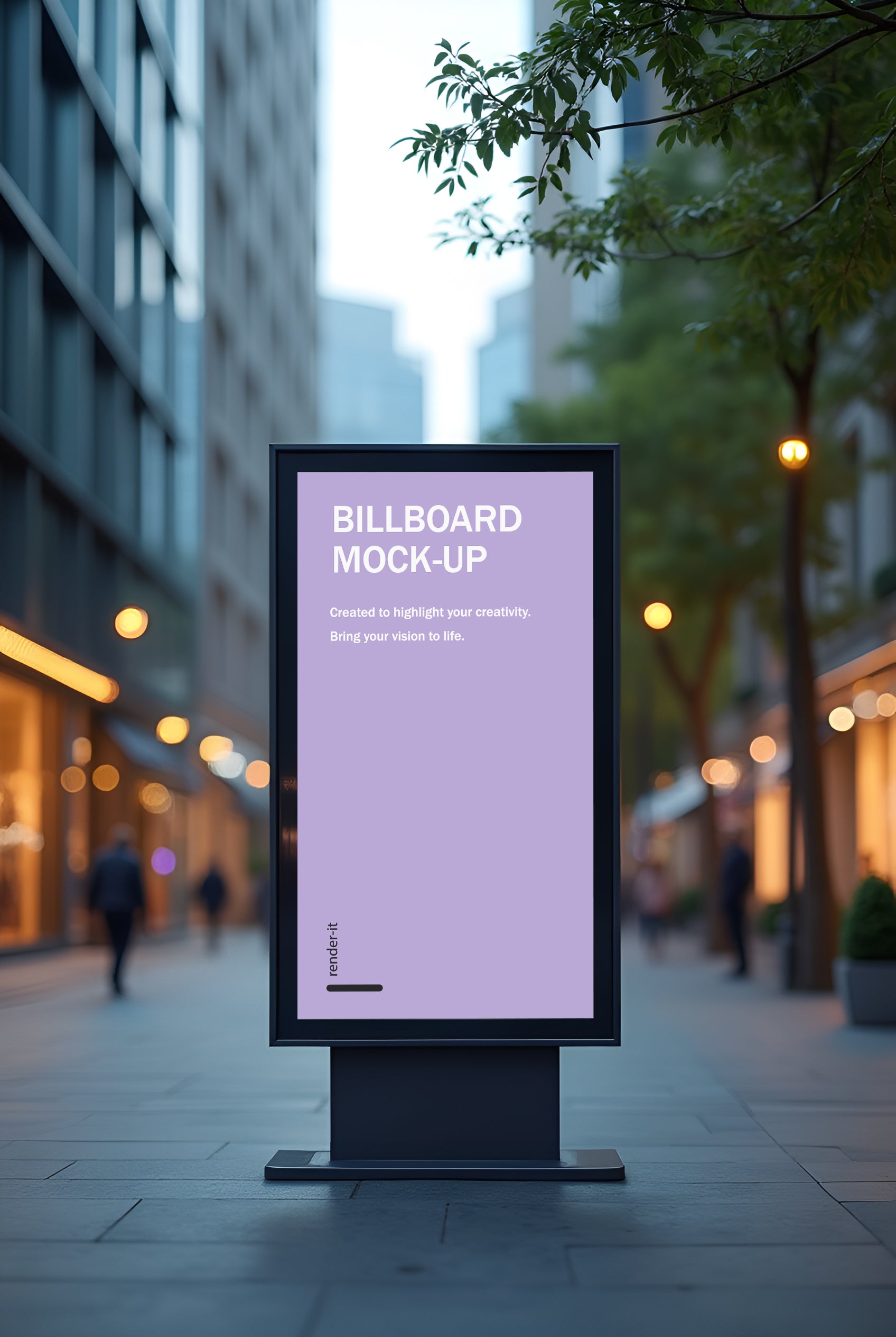 City Billboard Mockup