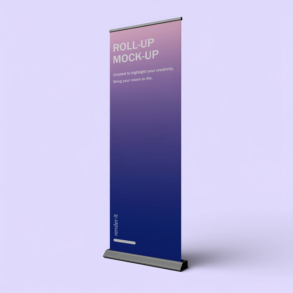 Vertical Roll-up Mockup