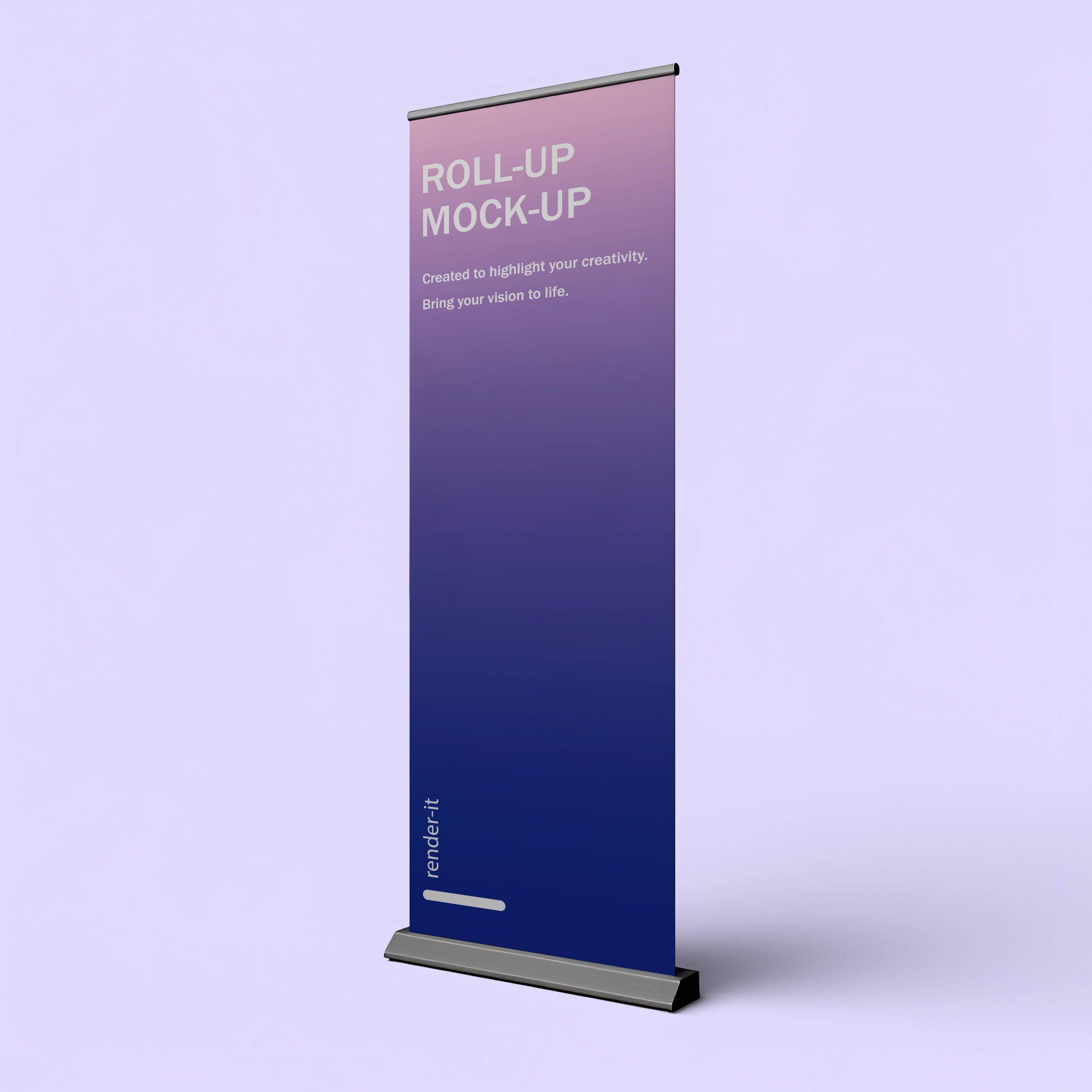 Vertical Roll-up Mockup