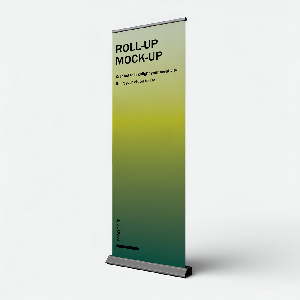Vertical Roll-up Mockup