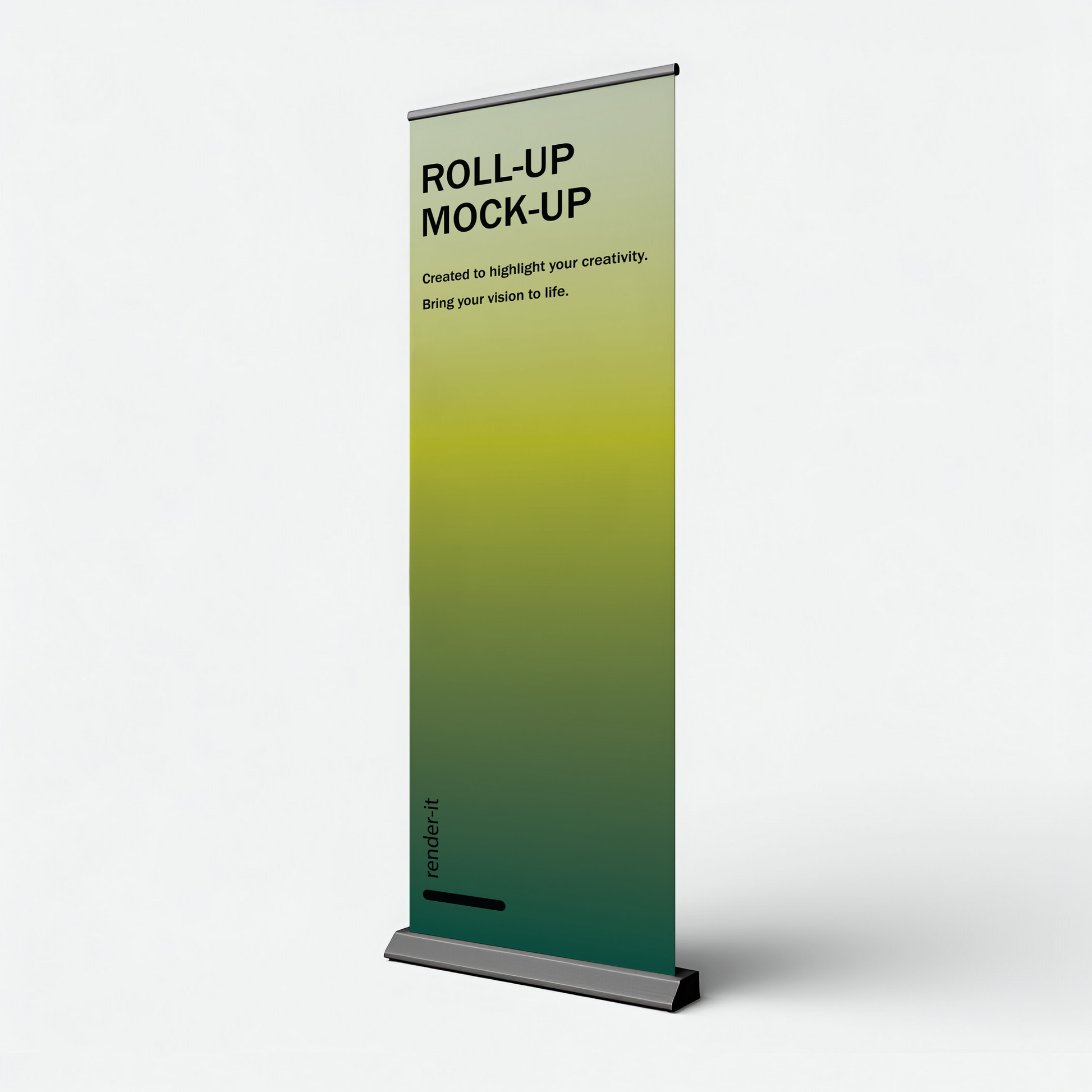 Vertical Roll-up Mockup